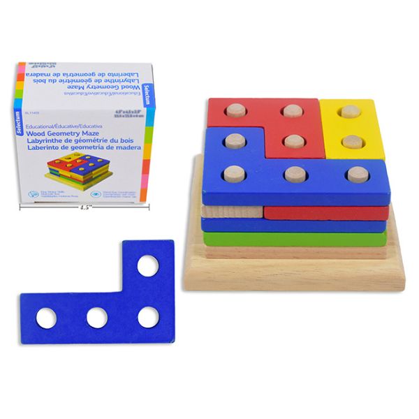 Jeu de bois géomètre