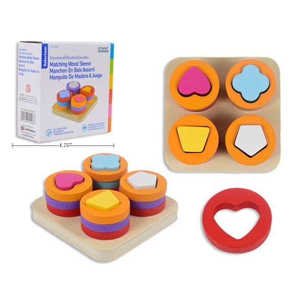 Jeu de bois les formes