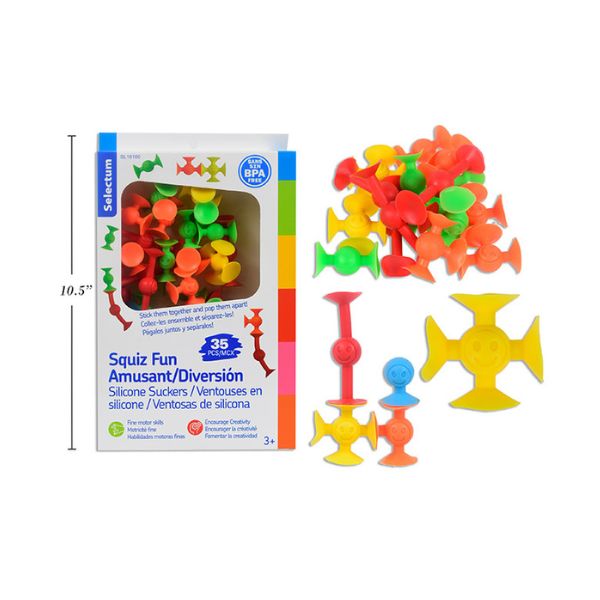 Ventouse amusante en silicone à succion (3 ans et +)