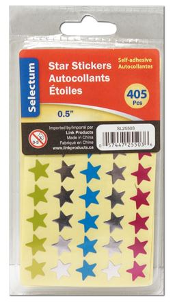 Autocollants étoile Selectum (paquet de 405)