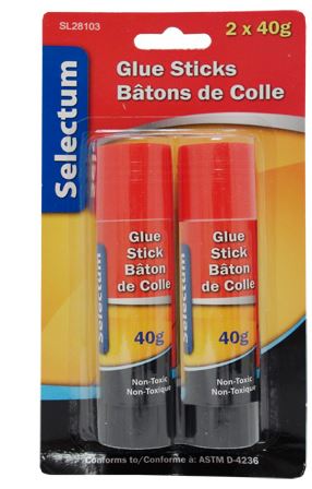 Colle en bâton 40 g Selectum (paquet de 2)