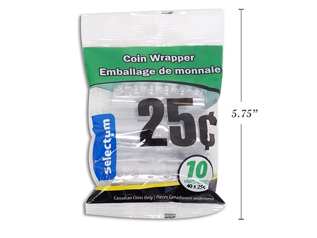 Emballage de monnaie en plastique Selectum (paquet de 10)