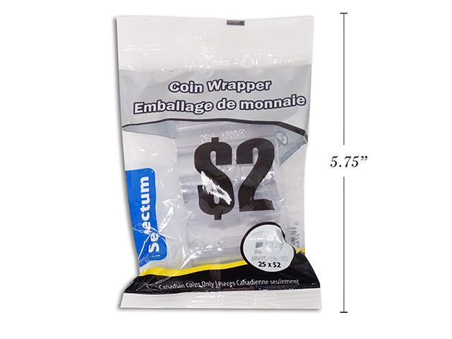 Emballage de monnaie en plastique Selectum (paquet de 10)