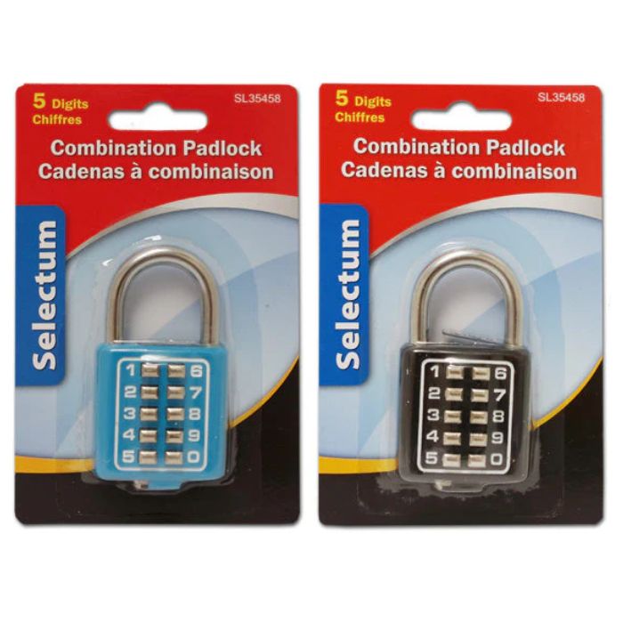 Cadenas à combinaison avec 5 chiffres