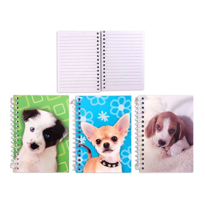 Calepin 240 pages 4 po x 5 po bébé chien