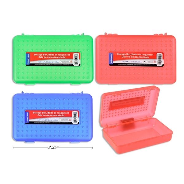 Coffre à crayons rigide 8,25 po x 4,8 po x 2,5 po