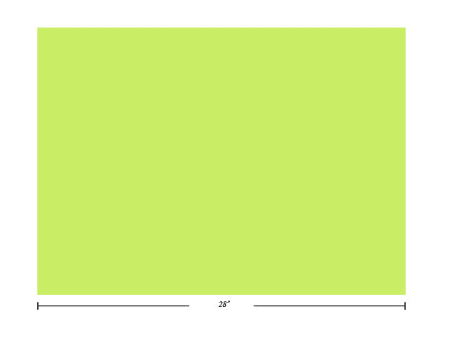 Carton 22 po x 28 po