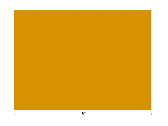 Carton 22 po x 28 po
