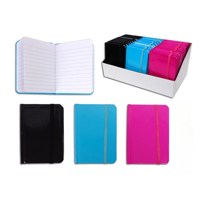 Cahier de notes avec un élastique 4 po x 3 po 50 pages