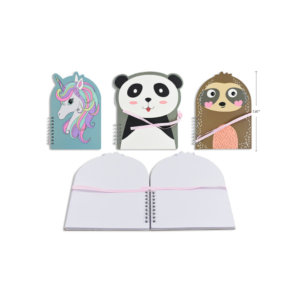 Carnet de notes spirale 5 po x 7 po animal