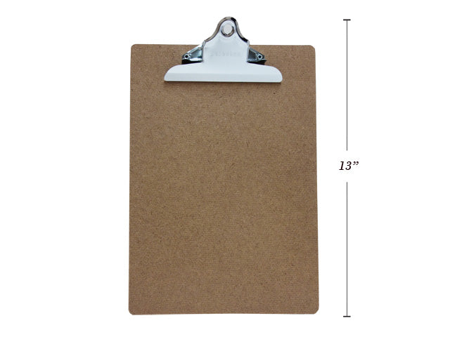 Tablette à pince 9 po x 12 po en bois pressé