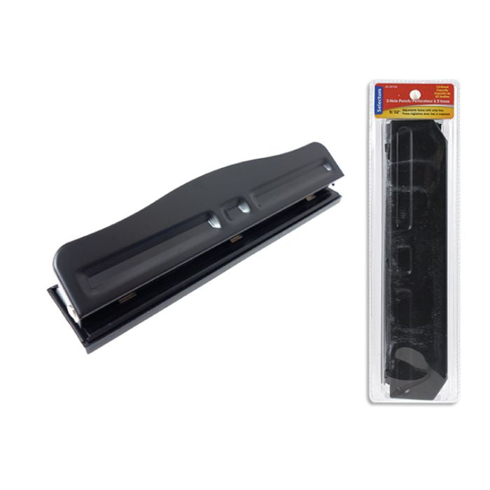 Perforatrice à 3 trous ajustable