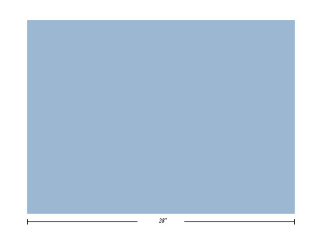 Carton 22 po x 28 po