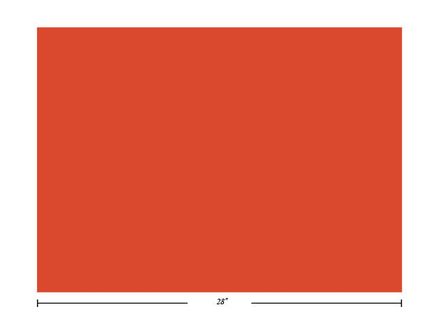 Carton 22 po x 28 po