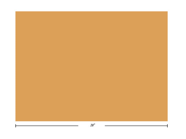 Carton 22 po x 28 po