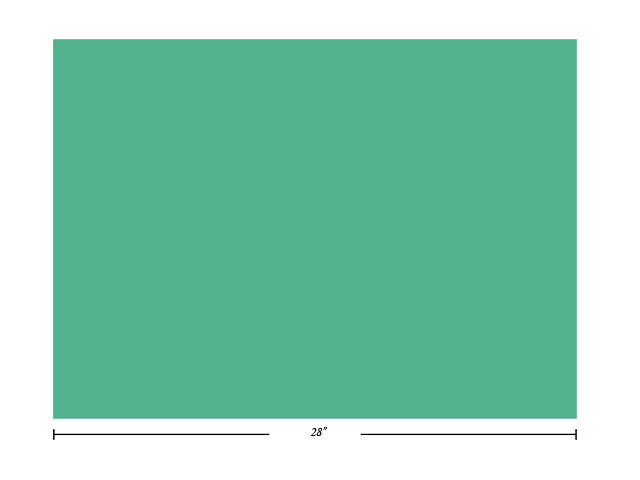 Carton 22 po x 28 po