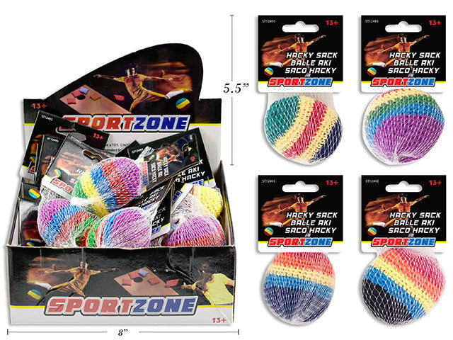 Balle aki 2,25 po multicolore