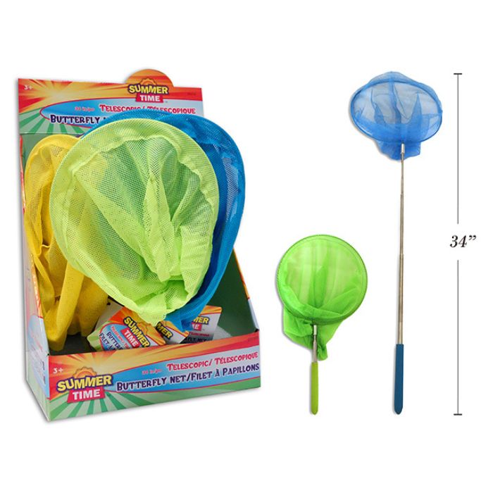 Filet télescopique pour papillon 34 po