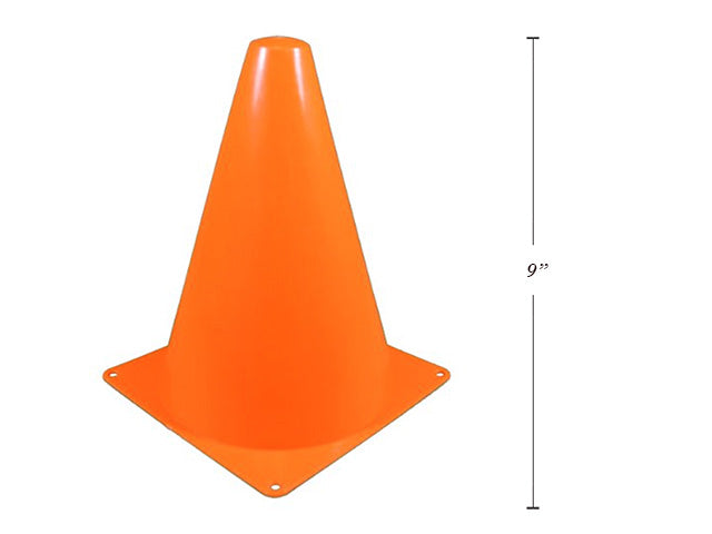 Cône de sécurité 9 po orange