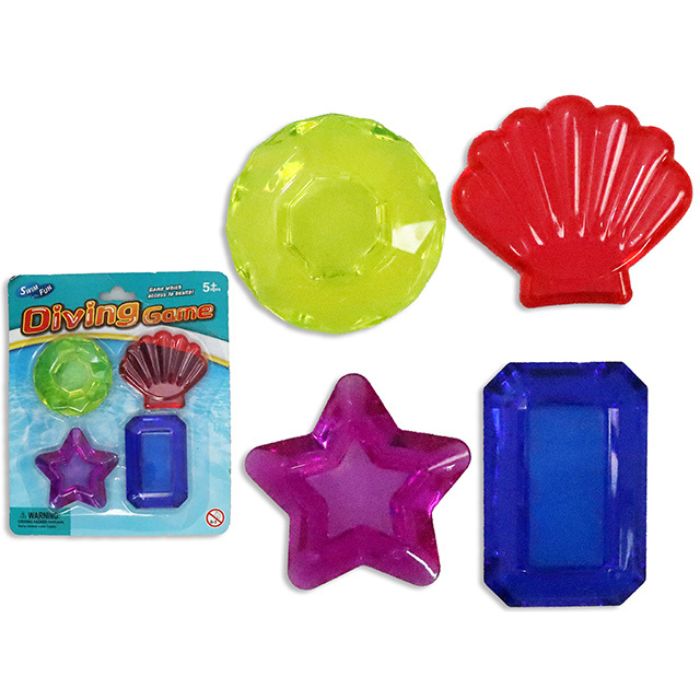 Jeu de plongée Attraper les bijoux (4 morceaux)