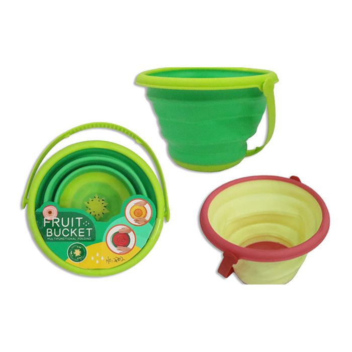 Seau en silicone pliable 2 L