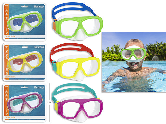 Masque de plongée avec cache-nez pour enfant (7 ans et plus)