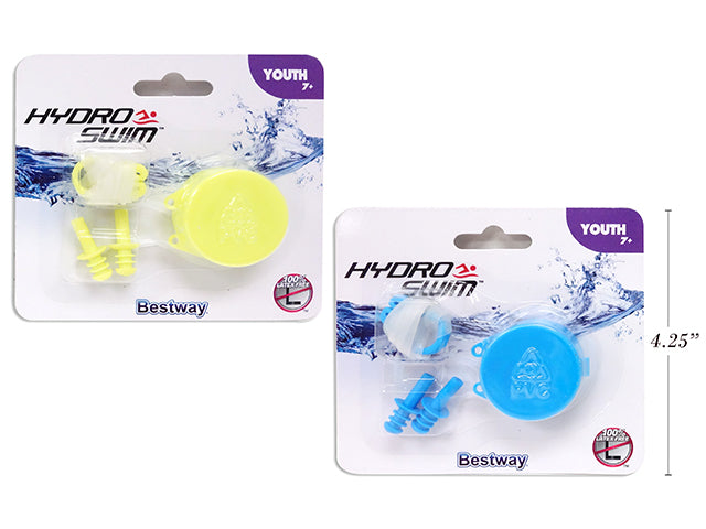 Bouchons pour oreilles et pince nez en silicone
