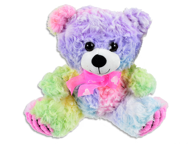 Ourson en peluche 7 po pastel multicolore