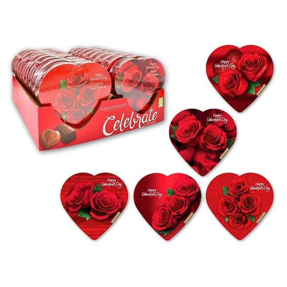Chocolat dans une boîte en forme de coeur 57 g