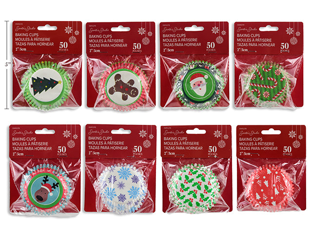 Moule à muffin motif de Noël 2 po (50 unités)