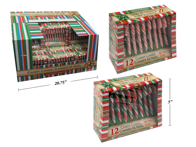 Canne de bonbon (boîte de 12)