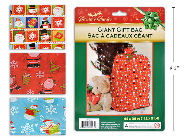 Sac cadeau géant 44 po x 36 po