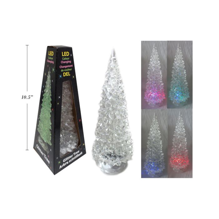 Sapin artificiel 10,25 po lumineux qui change de couleur