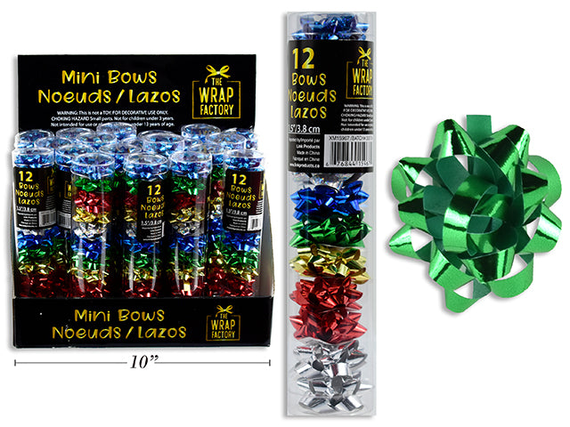 Chou en tube couleur variée (paquet de 12)