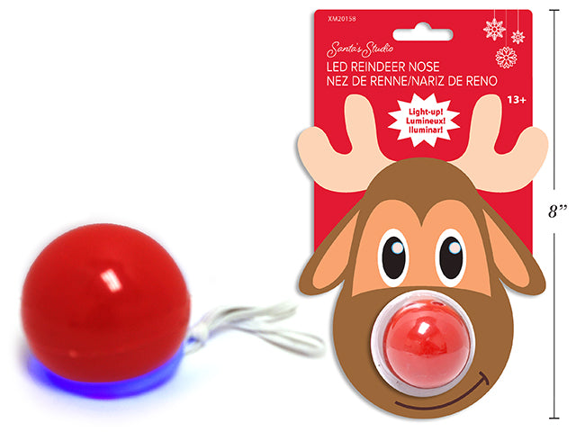 Nez de renne lumineux 1,6 po