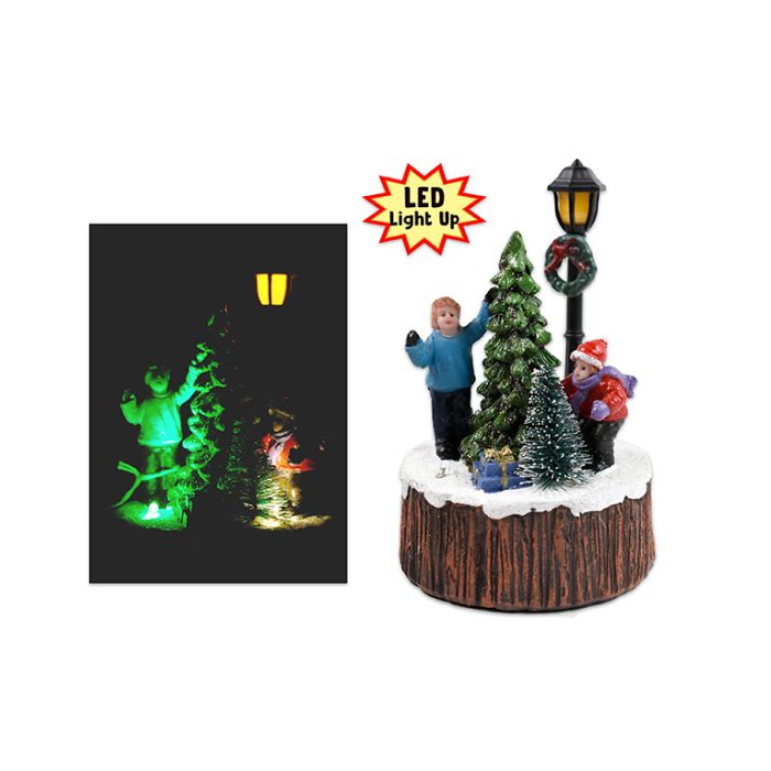 Scène lumineuse lampadaire 4 po