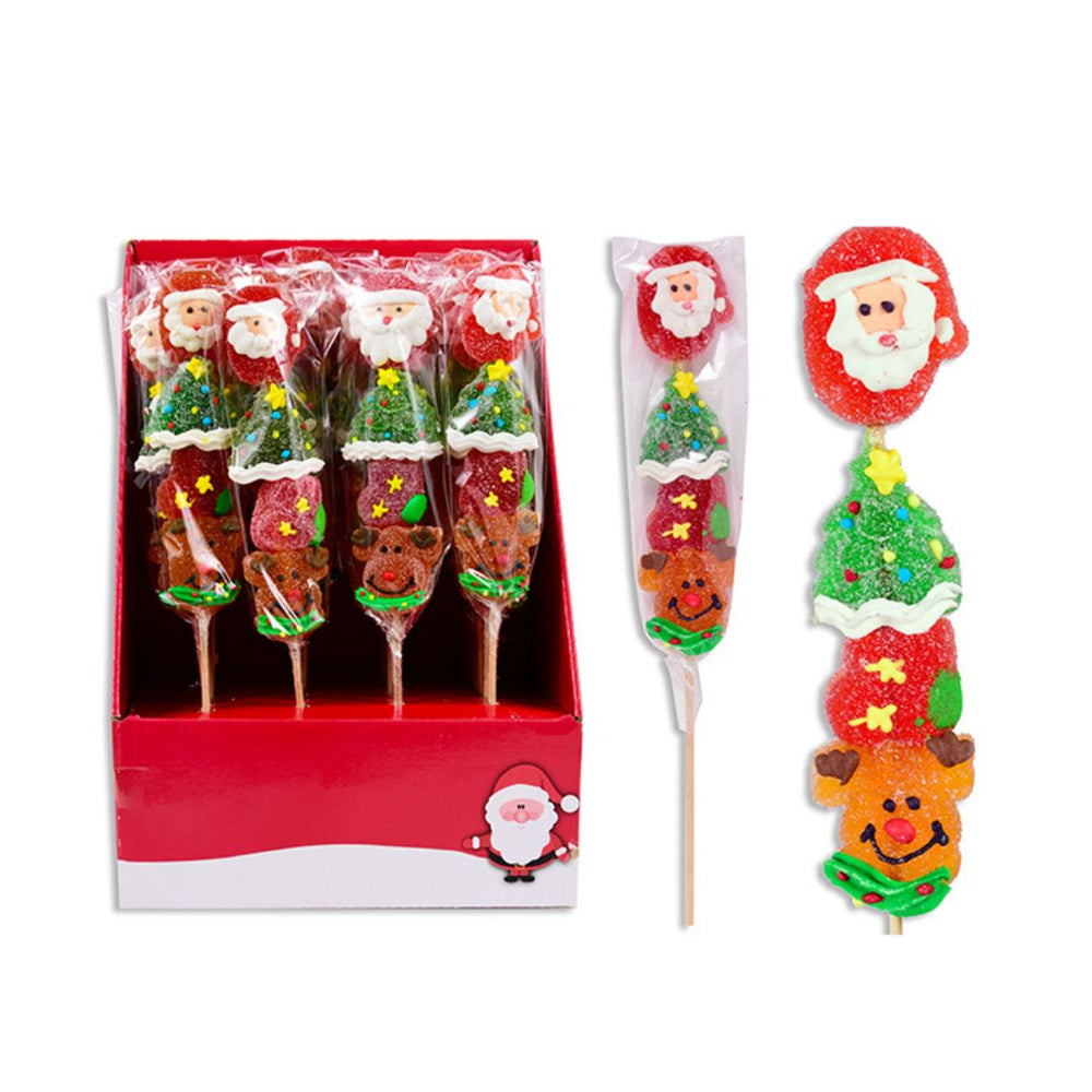 Brochette de bonbon jujube de Noël 50 g