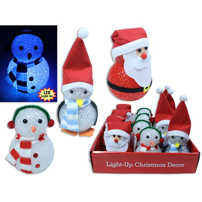 Personnage de Noël DEL qui change de couleur