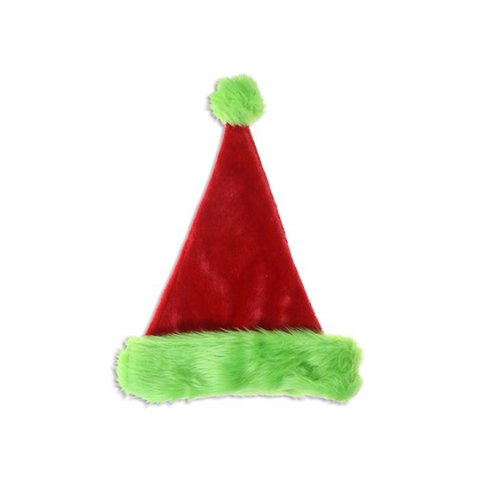 Chapeau de lutin rouge et vert