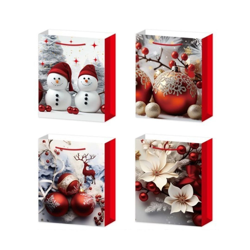 Sac cadeau jumbo ornement métallique