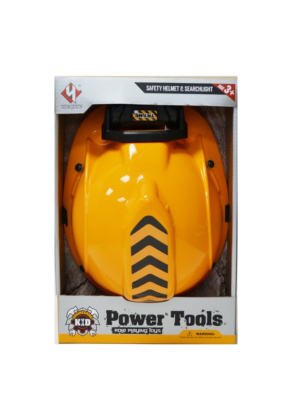 Casque de construction jaune avec lumière Power Tools (3 ans et +)