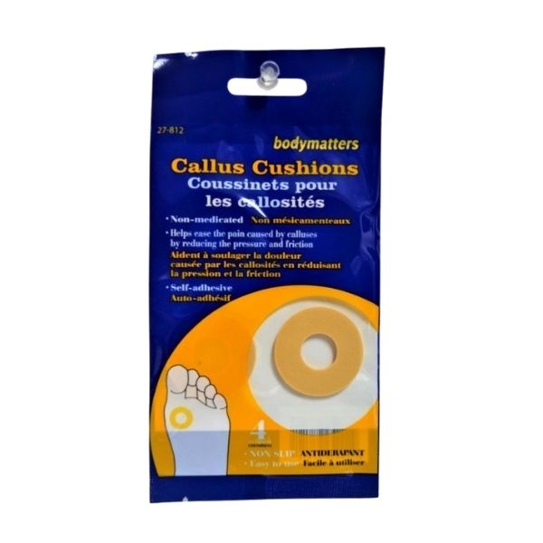 Coussinet rond pour les grandes callosités (paquet de 4)