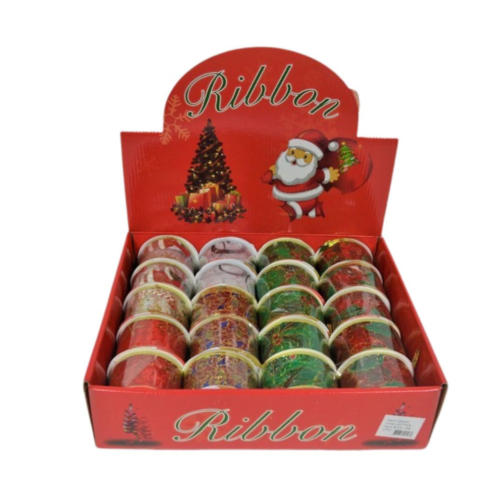 Ruban à motif de Noël 2 po