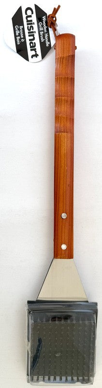 Brosse pour le BBQ avec manche en bois Cuisinart