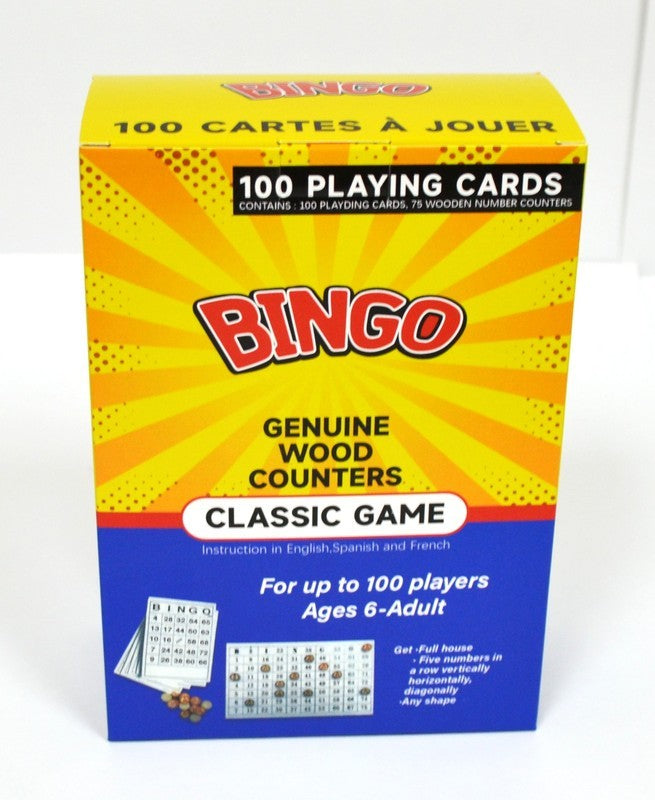 Cartes de bingo à jouer (Boîte de 100)