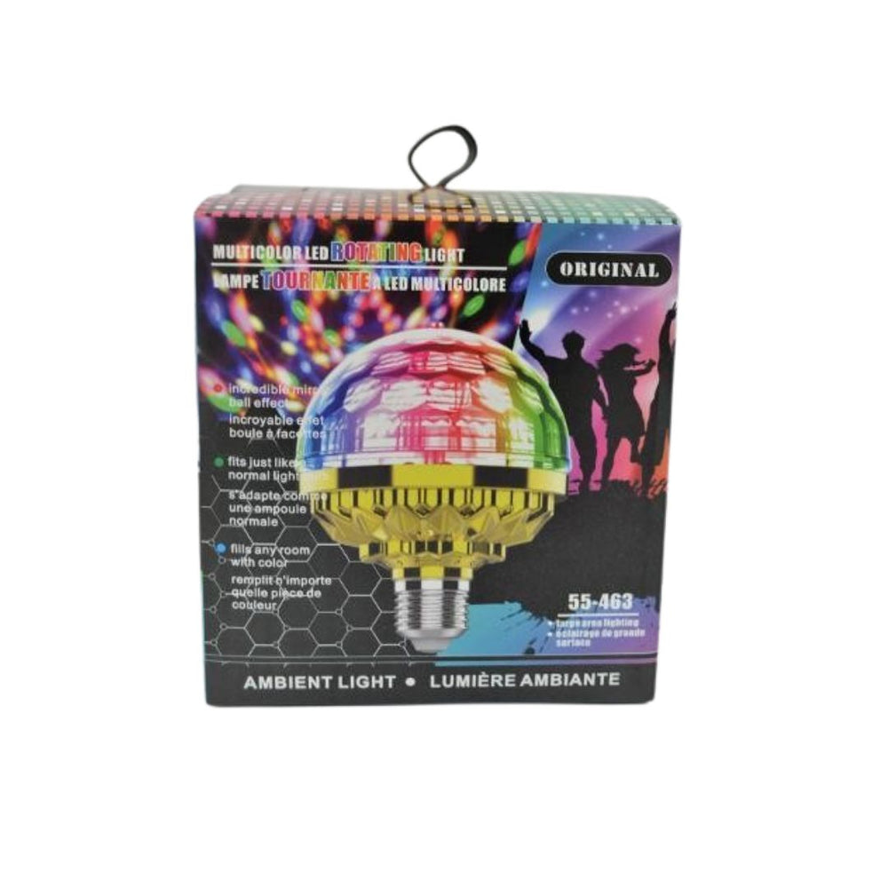 Lampe disco DEL rotative 6 couleurs