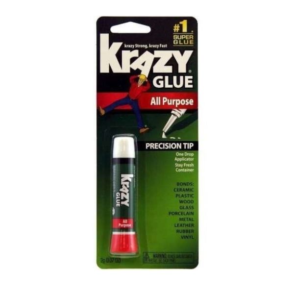 Colle tout-usage 2 g Krazy Glue avec applicateur de précision