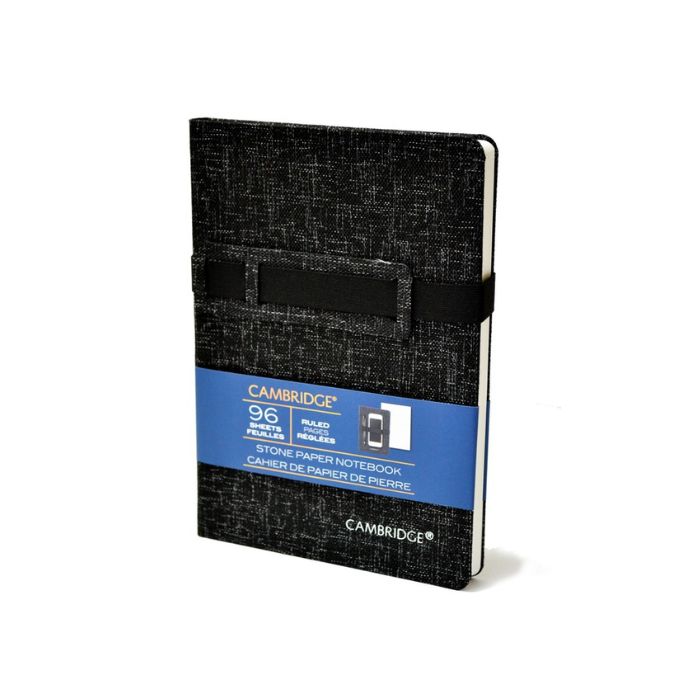 Cahier de notes papier de pierre 6 po x 8,5 po 192 pages Cambridge