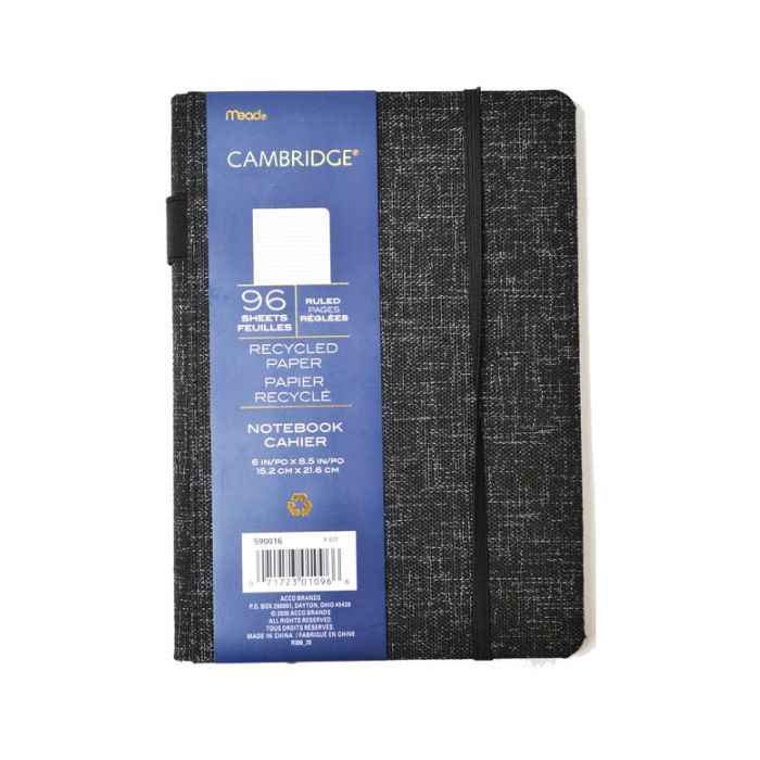Cahier de notes 6 po x 8,5 po Mead 96 feuilles