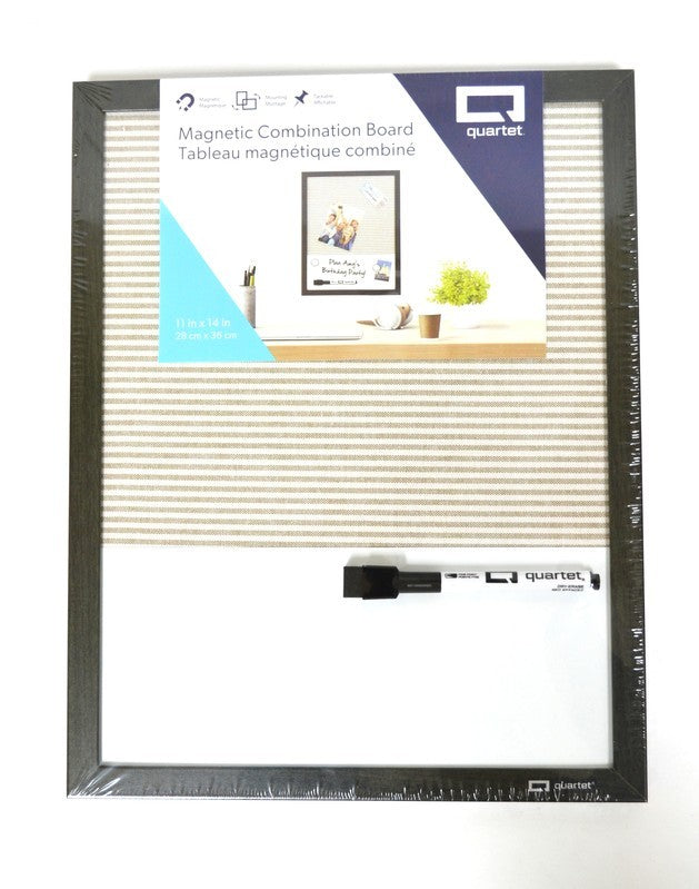 Tableau magnétique blanc et liège 11 po x 14 po Quartet